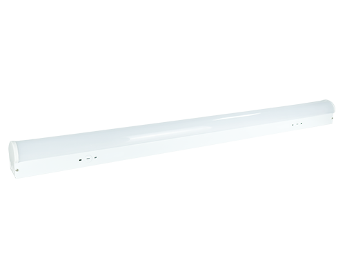 4ft Direct Wire Integrated LED Linear Strip Light Fixture, Surface Mounting or Chain/V-HooK Mounting, 40W, Dimmable Motion Sensor 100-277V White, 5200 LM, 4000K