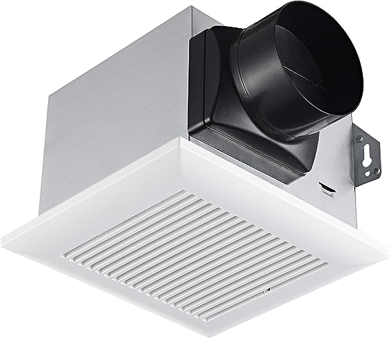 Very-Quiet 80 CFM, 1.5 Sone No Attic access Needed Installation Bathroom Ventilation and Exhaust Fan