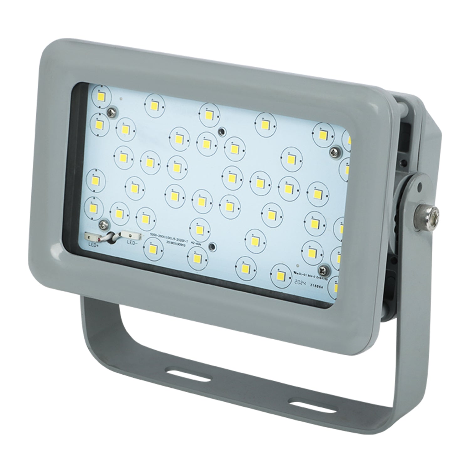 LED Explosion-Proof Flood Light - 400W - 5000K, 56000Lumens for Hazardous Locations - Dimmable, IP66 Rated, High-Intensity and Flexible