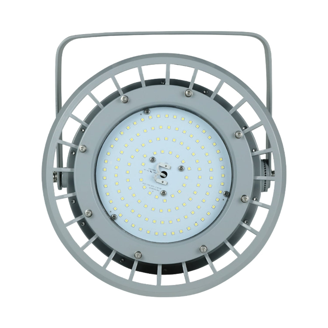 B Series 60W Dimmable LED Explosion Proof Round High Bay Light - 5000K, 8400LM, IP66 Rated for Hazardous Locations