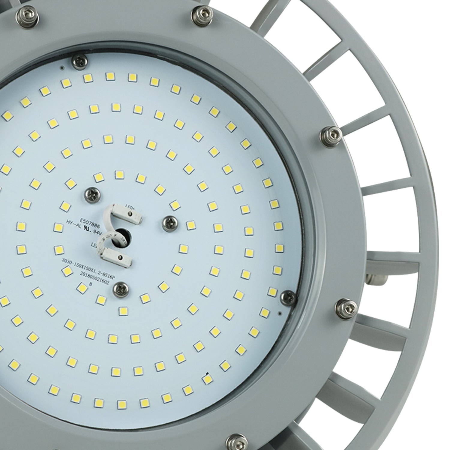 B Series 200W Dimmable LED Explosion Proof Round High Bay Light - 5000K, 27000LM, IP66 Rated for Hazardous Locations