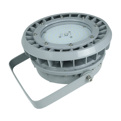 B Series 60W Dimmable LED Explosion Proof Round High Bay Light - 5000K, 8400LM, IP66 Rated for Hazardous Locations