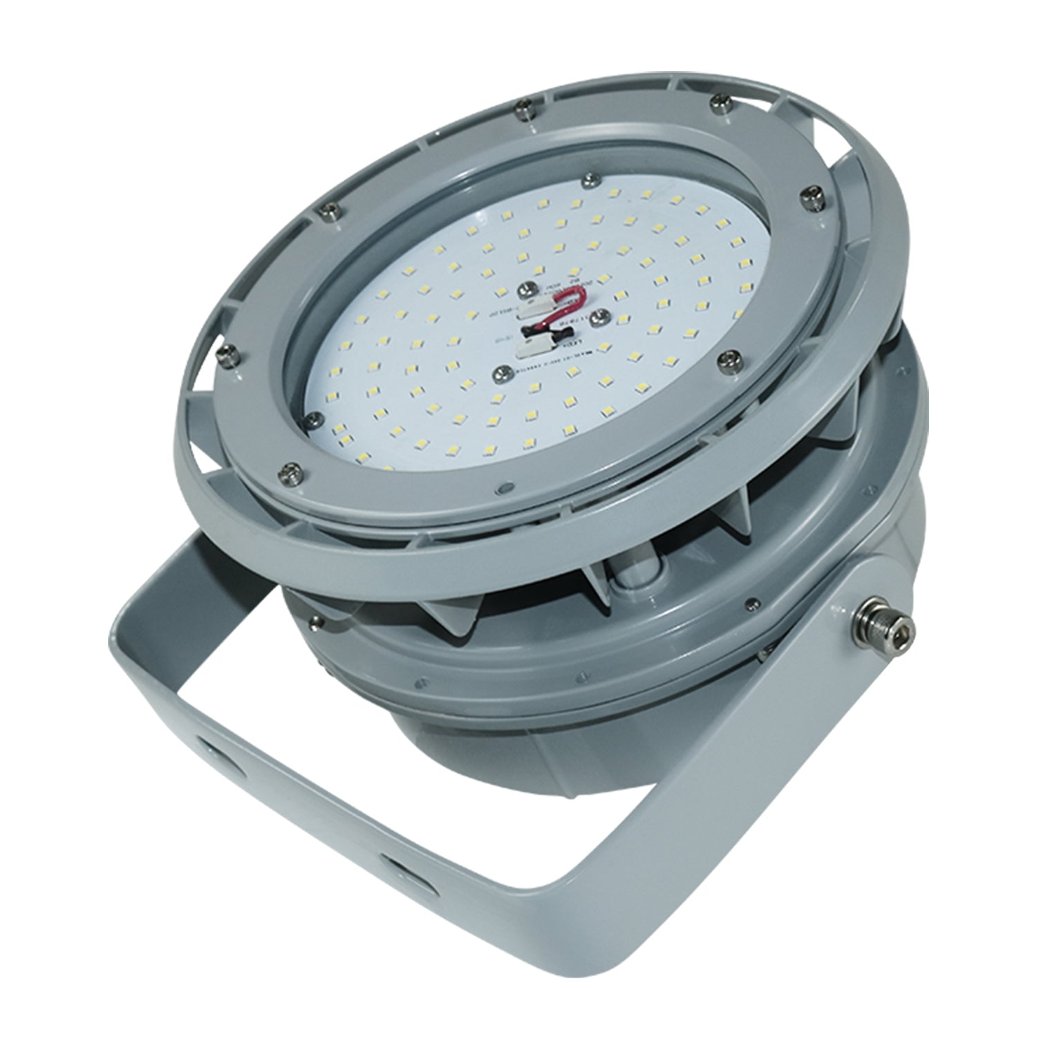 B Series 250W Dimmable LED Explosion Proof Lighting - 5000K, 35000LM, IP66 Rated for Hazardous Locations - Ideal for Oil &amp; Gas Refineries, Drilling Rigs, Petrochemical Facilities