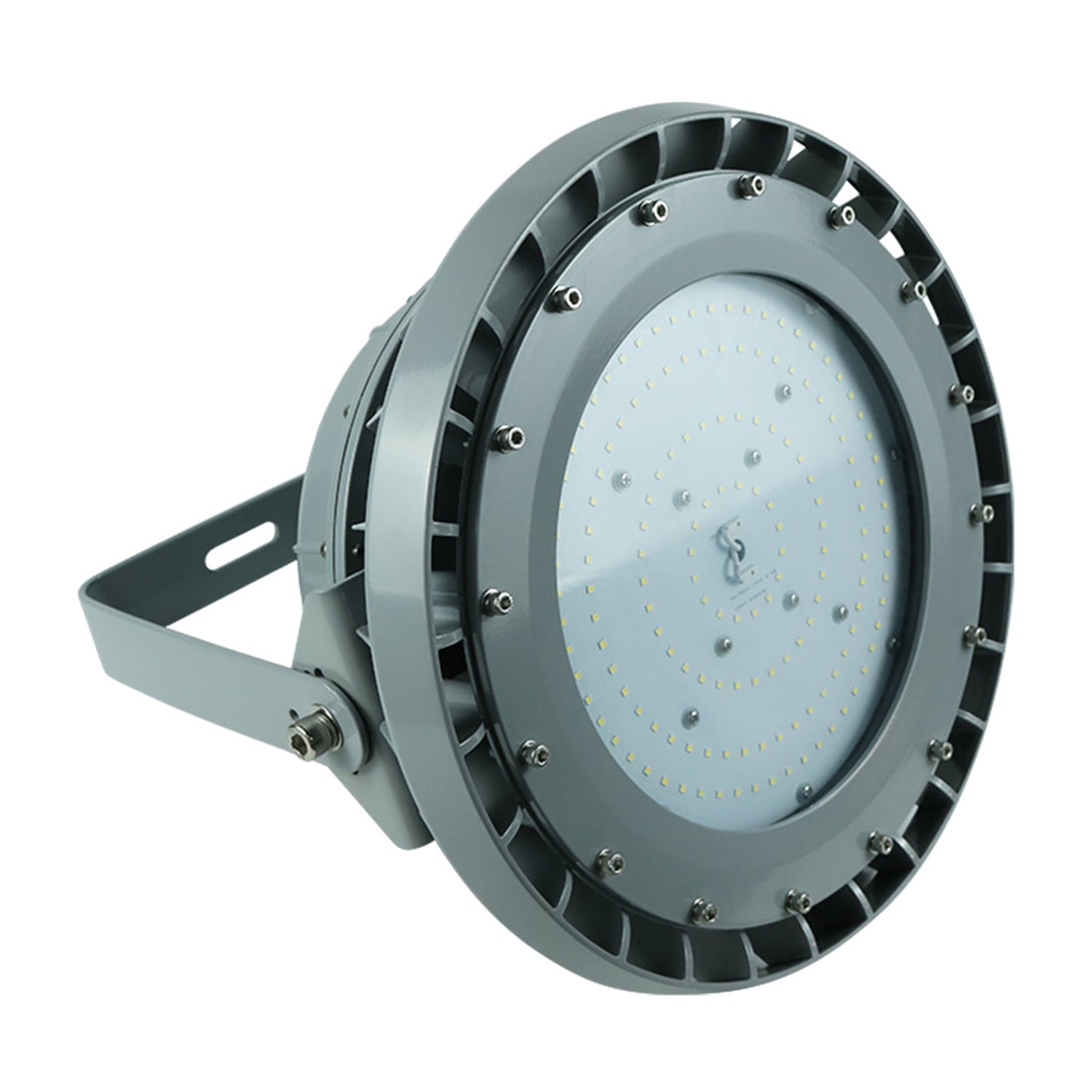 B Series 400W Dimmable LED Explosion Proof Round High Bay Light - 5000K, 56000LM, IP66 Rated for Hazardous Locations - Ideal for Oil & Gas Refineries, Drilling Rigs, Petrochemical Facilities