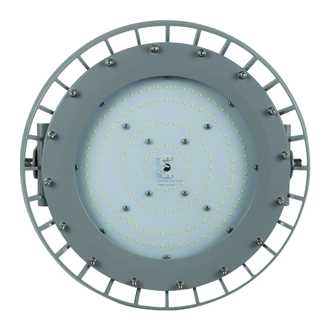 B Series 400W Dimmable LED Explosion Proof Round High Bay Light - 5000K, 56000LM, IP66 Rated for Hazardous Locations - Ideal for Oil & Gas Refineries, Drilling Rigs, Petrochemical Facilities