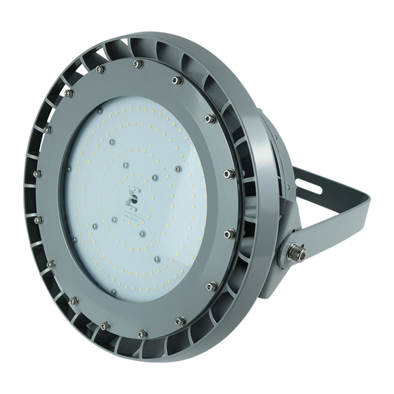 B Series 400W Dimmable LED Explosion Proof Round High Bay Light - 5000K, 56000LM, IP66 Rated for Hazardous Locations - Ideal for Oil &amp; Gas Refineries, Drilling Rigs, Petrochemical Facilities