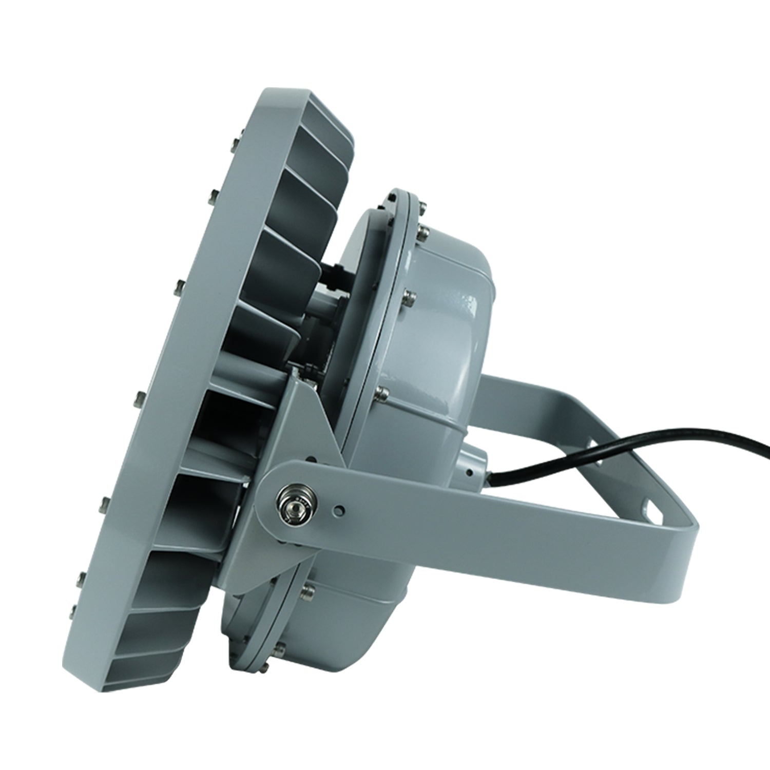 B Series 400W Dimmable LED Explosion Proof Round High Bay Light - 5000K, 56000LM, IP66 Rated for Hazardous Locations - Ideal for Oil & Gas Refineries, Drilling Rigs, Petrochemical Facilities