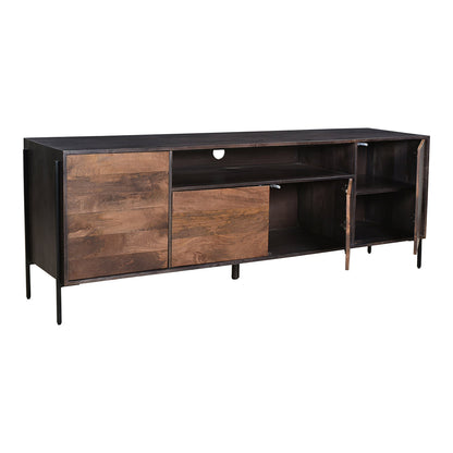Media Entertainment Unit: Contemporary Modern Buffet and TV Stand