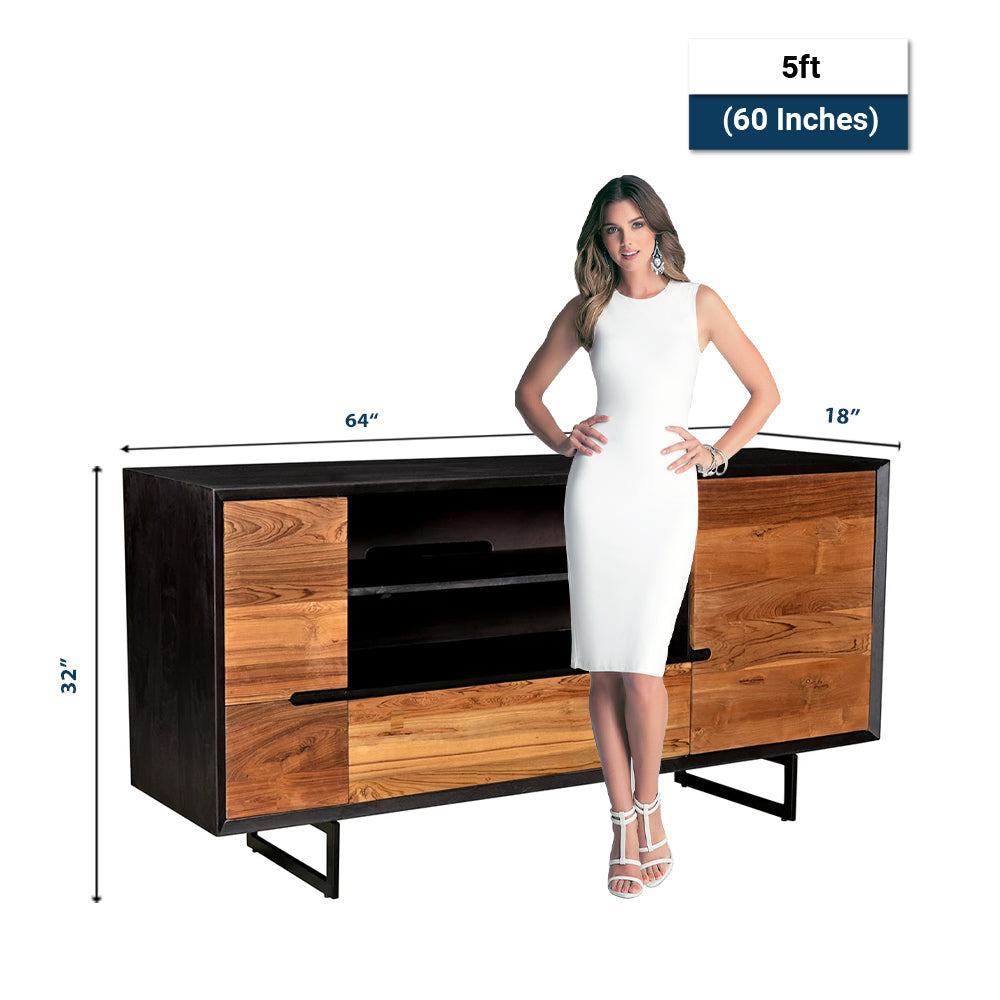 Sideboard Buffet Table: Contemporary Media TV Stand
