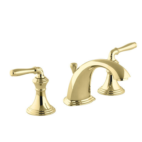 Devonshire Two Handle Lavatory Widespread Faucet - Polished Brass