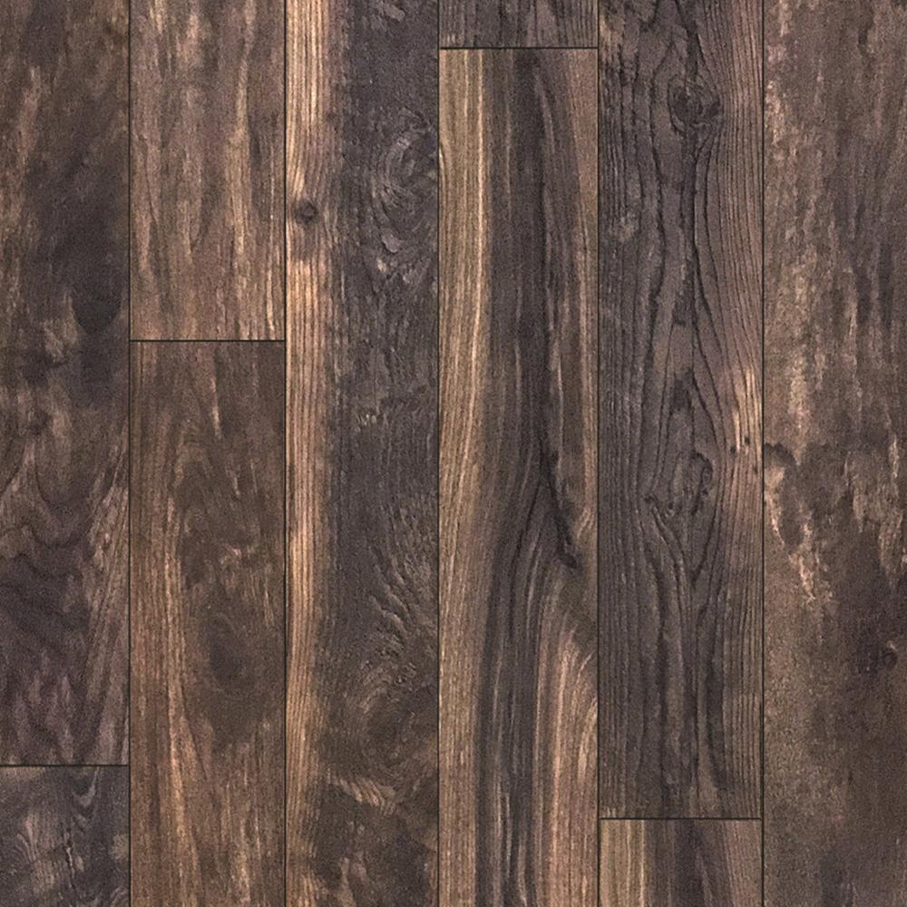 7&quot; x 48&quot; x 9mm Square Edge Laminate Flooring Pine - Luxury Collection