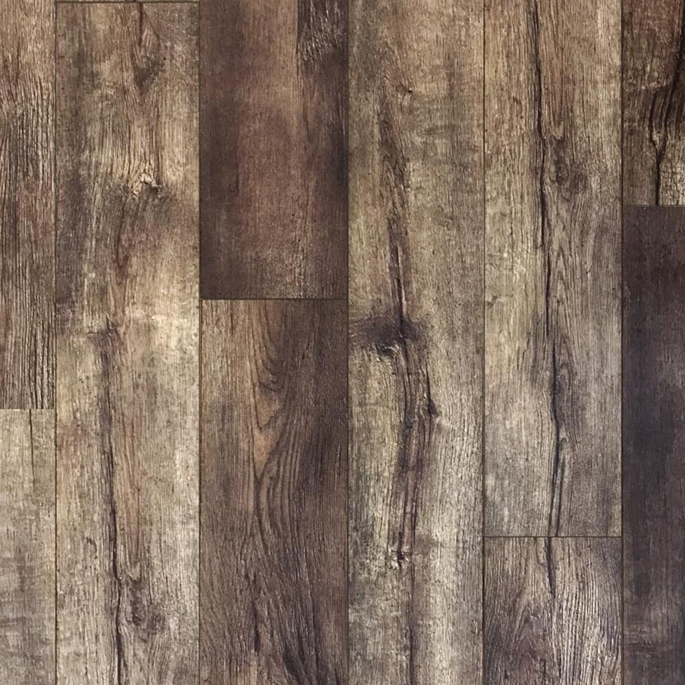 8&quot; x 48&quot; x 7mm Square Edge Laminate Flooring Brushed Oak - Luxury Collection