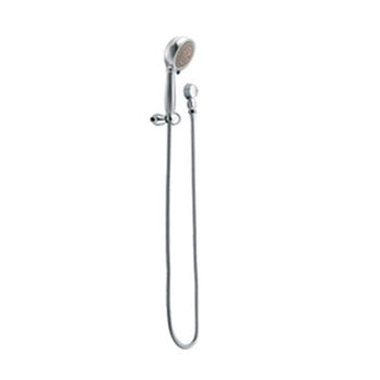 Four-Function Hand Shower with Wall Bracket Chrome