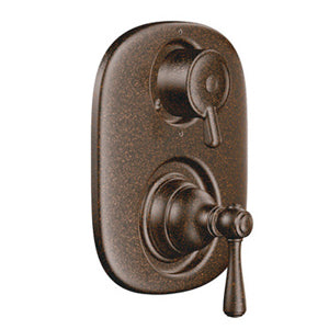 Moentrol Shower Valve with Built-in Three Function Transfer Valve Trim - Oil Rubbed Bronze