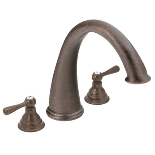 Two-Handle Roman Tub Faucet Trim Oil Rubbed Bronze