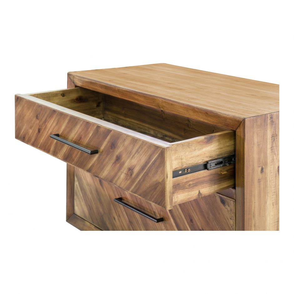 Rustic Parq Filing Cabinet: Cappuccino Charm for Organization