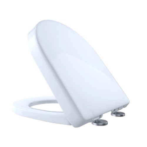 D-Shaped SoftClose Toilet Seat - Cotton White