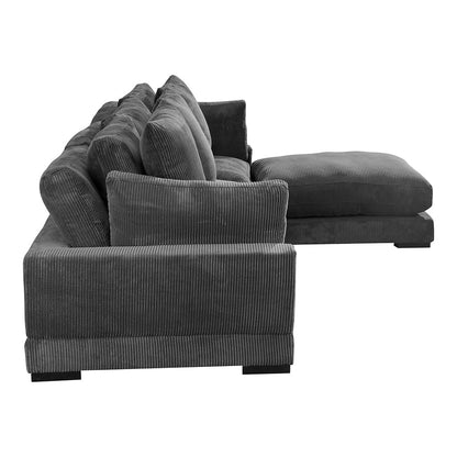 Tumble Modular Sectional Couch: Transitional Chaise Lounger to Bed