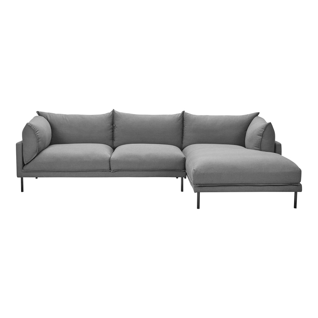 Sectional Charcoal: Chic and Cozy Charcoal Sectional