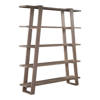 Bookcase Shelf in Light Gray: Contemporary Modern Display and Storage
