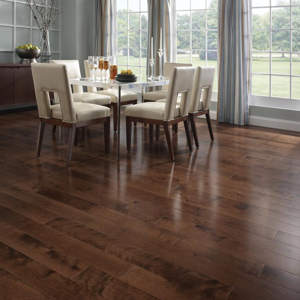 Treeline Cappuccino Premium Engineered Wood Flooring - 1/2&quot; x 7&quot;, 6mm Thickness&quot;