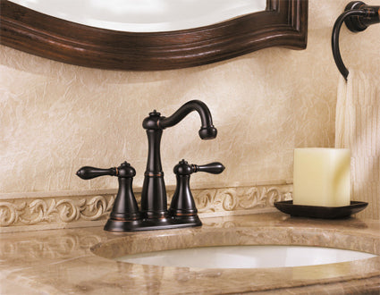 Marielle Centerset/Mini-Widespread Lavatory Faucet - Tuscan Bronze
