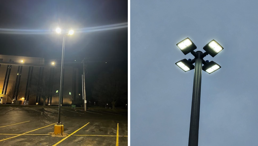 led parking lot lights