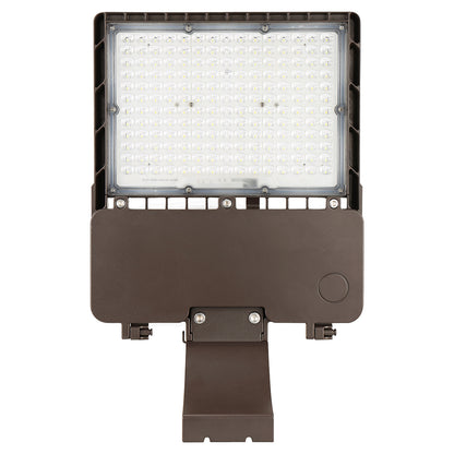 150W LED Shoebox Light - Wall Mount - 4000K, 21000 Lumens, AC120-277V - 0-10V Dimmable, IP65 - UL Listed - DLC Premium Listed - 5 Years Warranty