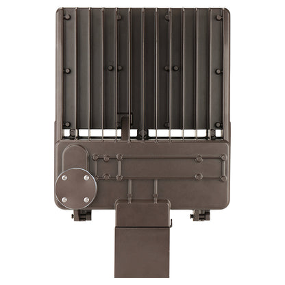300W LED Shoebox Light with Photocell - Wall Mount - 4000K, 42000 Lumens, AC347-480V High Voltage - 1-10V Dimmable, IP65 - UL Listed - DLC Premium Listed - 5 Years Warranty