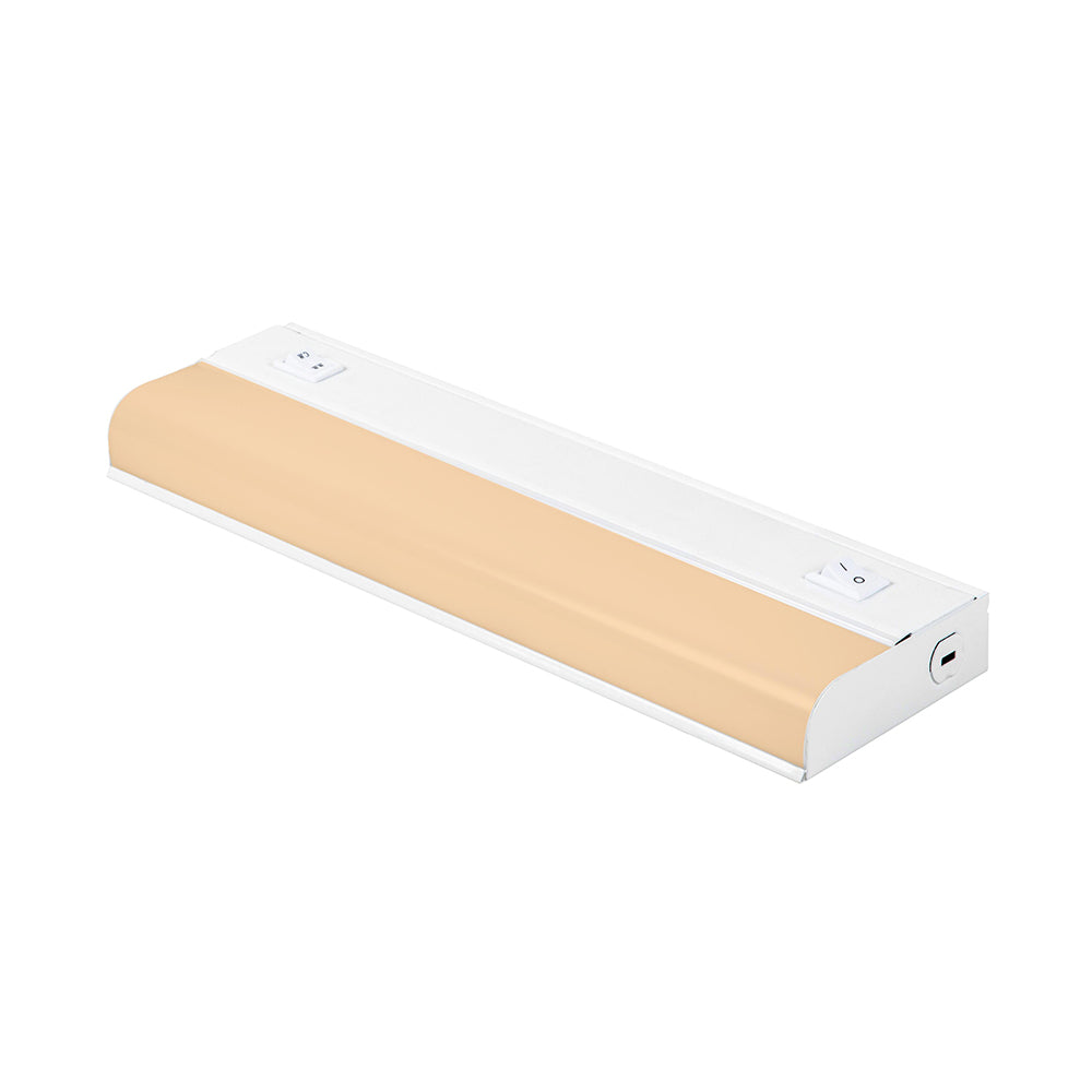 12 Inch Tunable LED Under Cabinet Light,5W, 3000K/4000K, 368 Lumens, AC120-277V, 0-10V Dimmable - IP66 - UL Listed - DLC Premium Listed - 5 Years Warranty