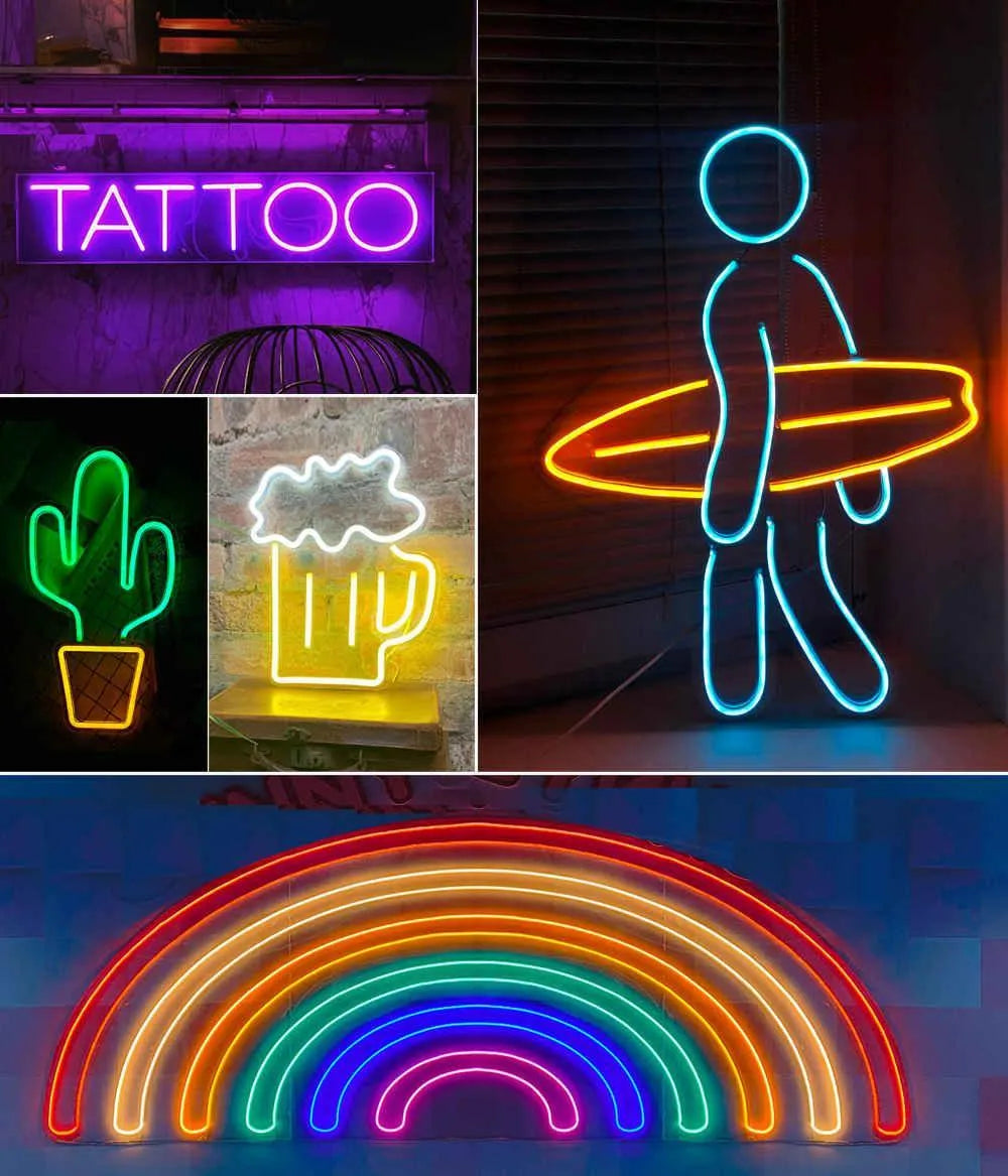12V Smart RGB Neon Rope Light 16.4FT No Voltage Drop