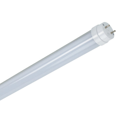 4ft LED Tube Light - 12W, 5000K, 100-277VAC, 1656 Lumens, Aluminum Housing, External Driver, Frosted Lens - 30 Pack