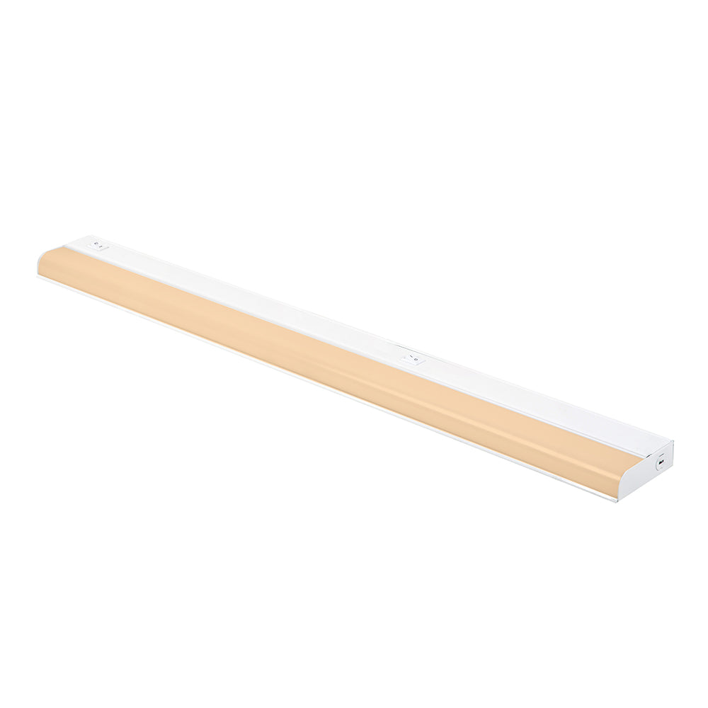 33 Inch, Tunable LED Under Cabinet Light, 14W, 1062 Lumens, 3000k/4000k, AC120V, 0-10V Dimmable - IP66 - UL Listed - DLC Premium Listed - 5 Years Warranty