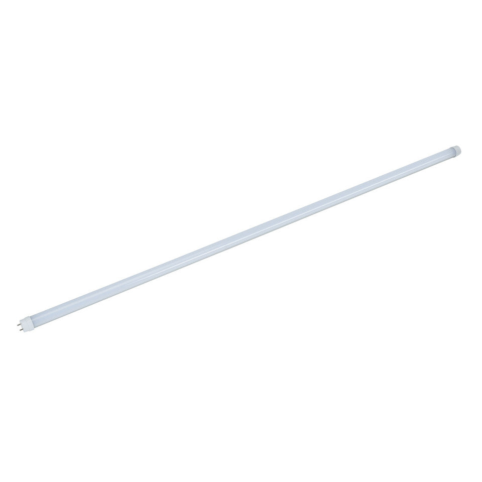 Dual-Mode T8 LED Tube - 20W, 4ft, 3500K, 100-277VAC Input, Non-Dimming, Oval Aluminum Housing, Frosted Lens - 30 Pack