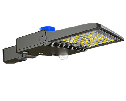 LED Shoebox Light Fixtures - 200W, 5000K - Direct Mount 28000Lumens T3 Beam Angle, Gray Housing for Parking Lots and Outdoor Spaces 120-277VAC - 0-10V Dimmable - IP66 - UL Listed - DLC Premium Listed - 5 Years Warranty