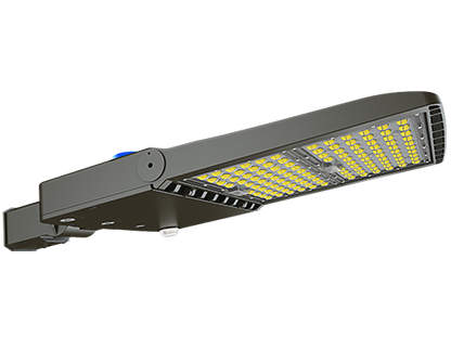 LED Shoebox Light Fixtures - 200W, 5000K - Direct Mount 28000Lumens T3 Beam Angle, Gray Housing for Parking Lots and Outdoor Spaces 120-277VAC - 0-10V Dimmable - IP66 - UL Listed - DLC Premium Listed - 5 Years Warranty