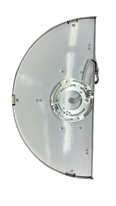 12W LED Half Moon Light, 5000K- 850 Lumens, Brushed Nickel Trim Finish