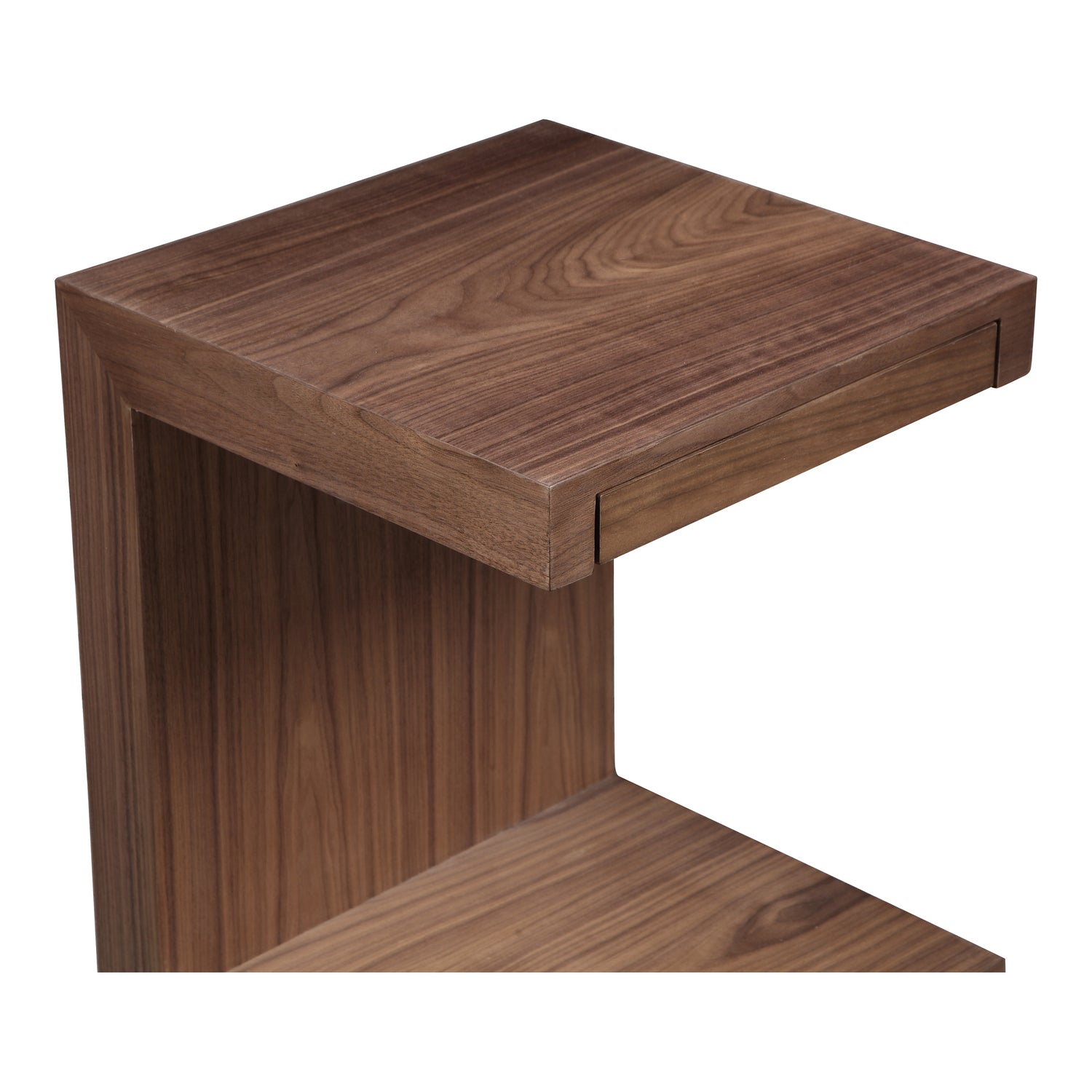 Ziao Side Accent Table Black Oak Accent Tables, Black / MDF