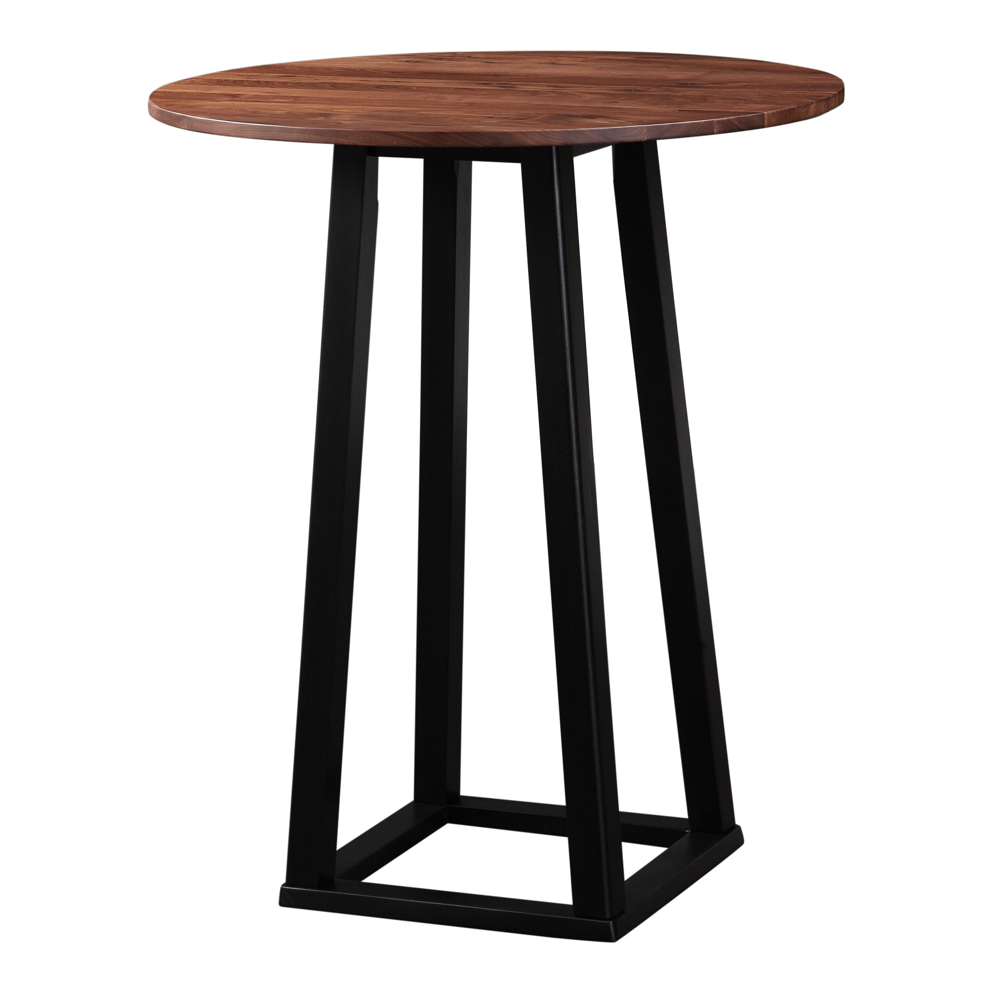 Padmo Bar Stool Black Vegan Leather Bar Stools, Brown / PVC