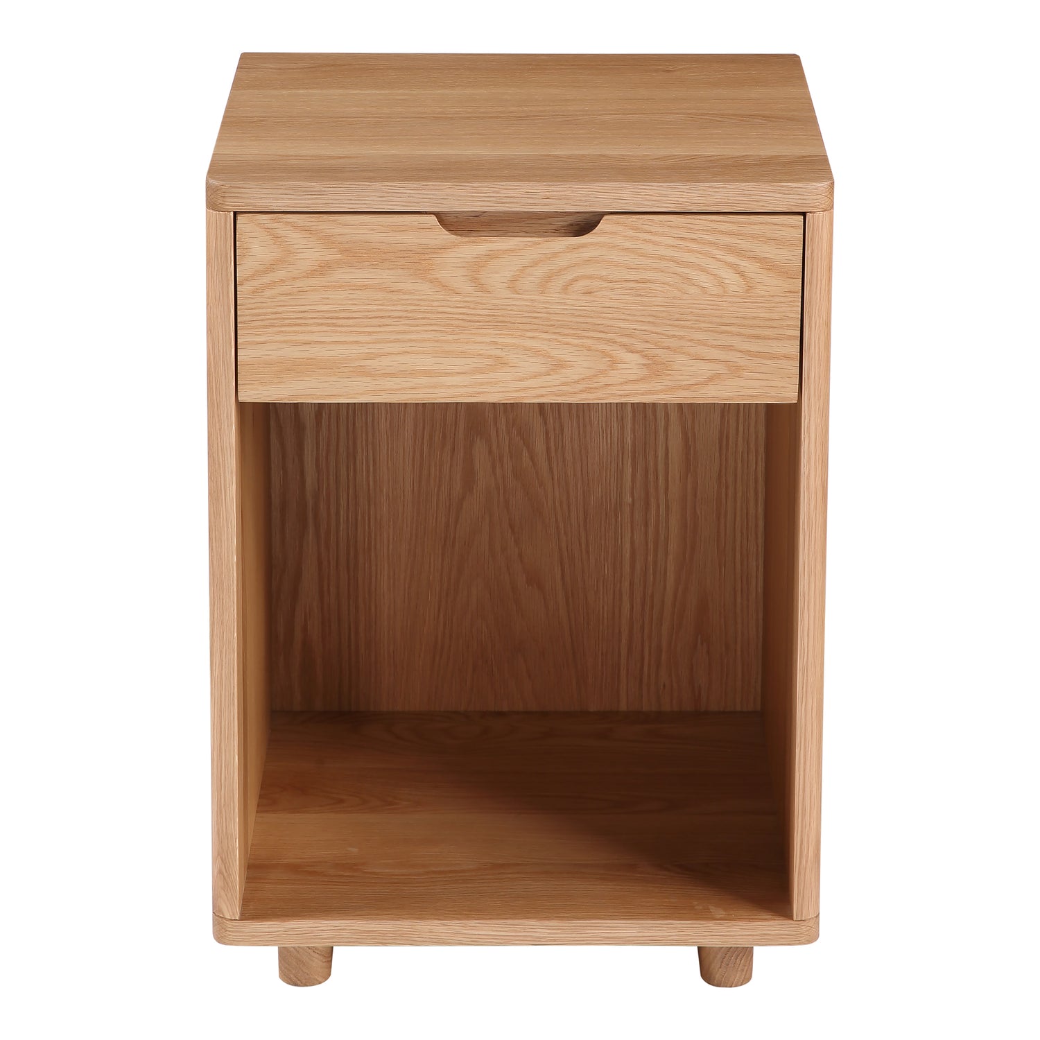 Osami Nightstand Brown Nightstands, Brown / Walnut Veneer