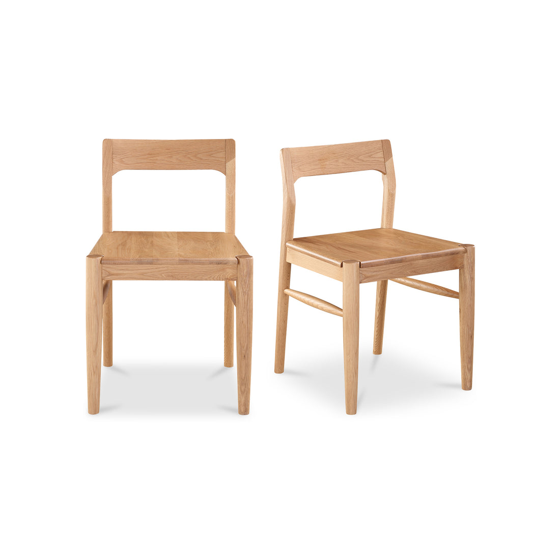 Owen Dining Chair Walnut Brown - Set Of Two Dining Chairs, Brown