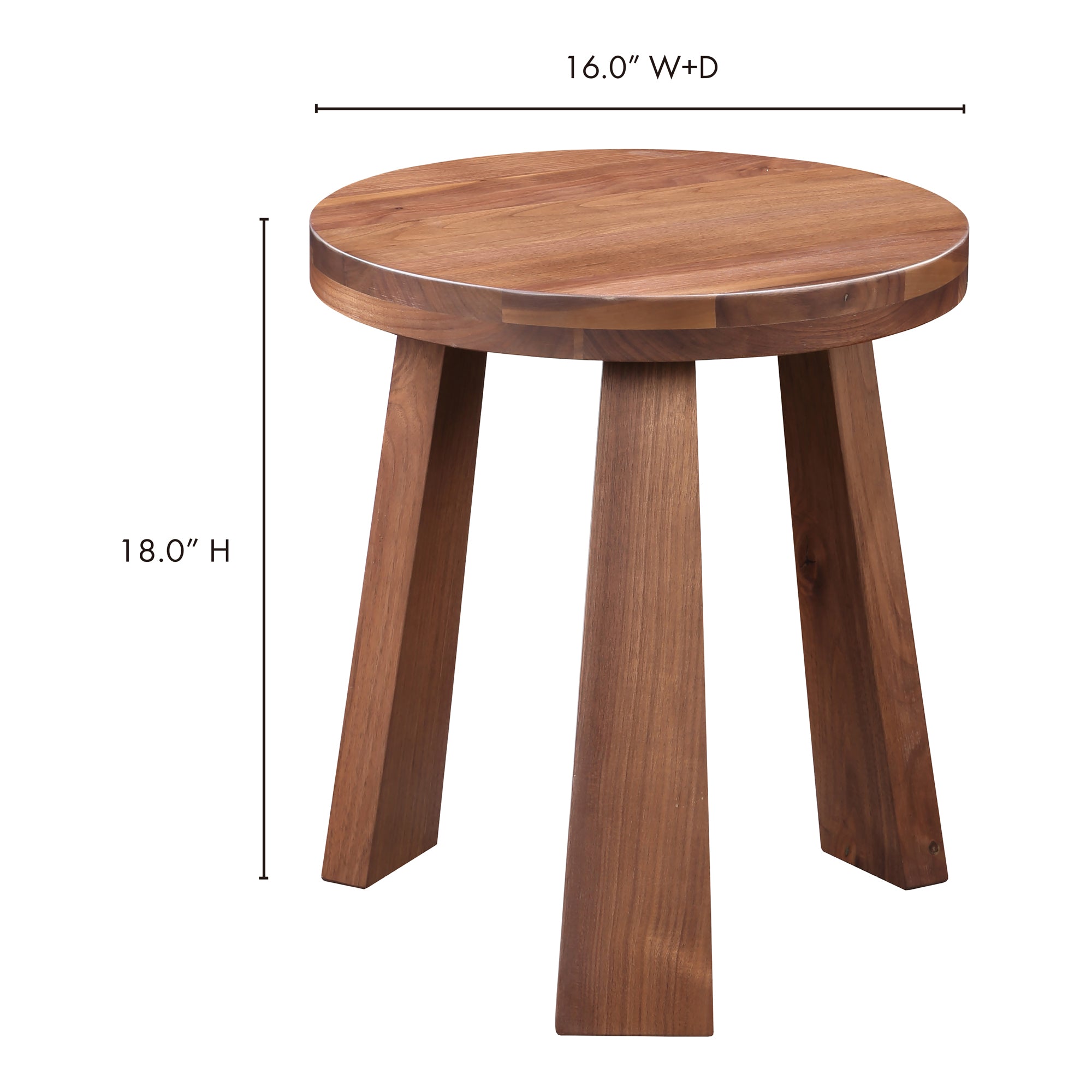 Lund Stool Black Oak Stools, Black