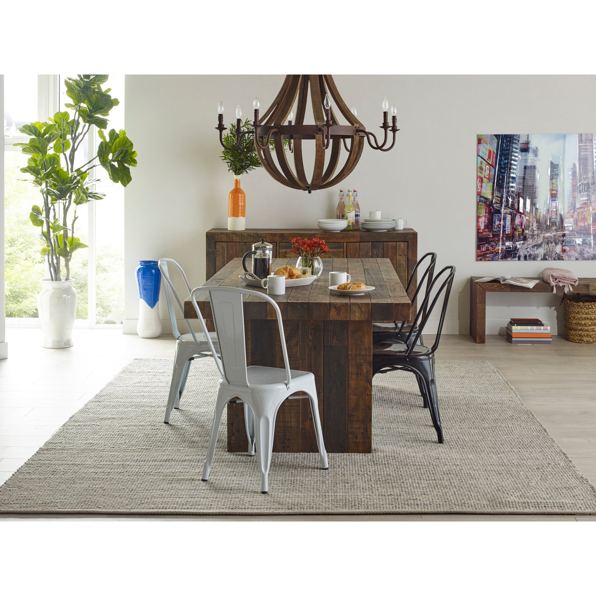 Flora Small Dining Table Brown Dining Tables, Brown