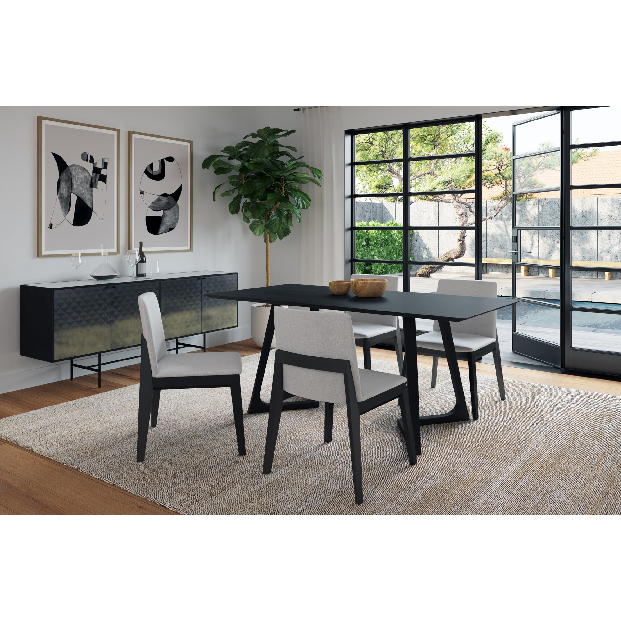 Plume Sectional Sectionals, Grey / Solid Wood and Plywood Construction