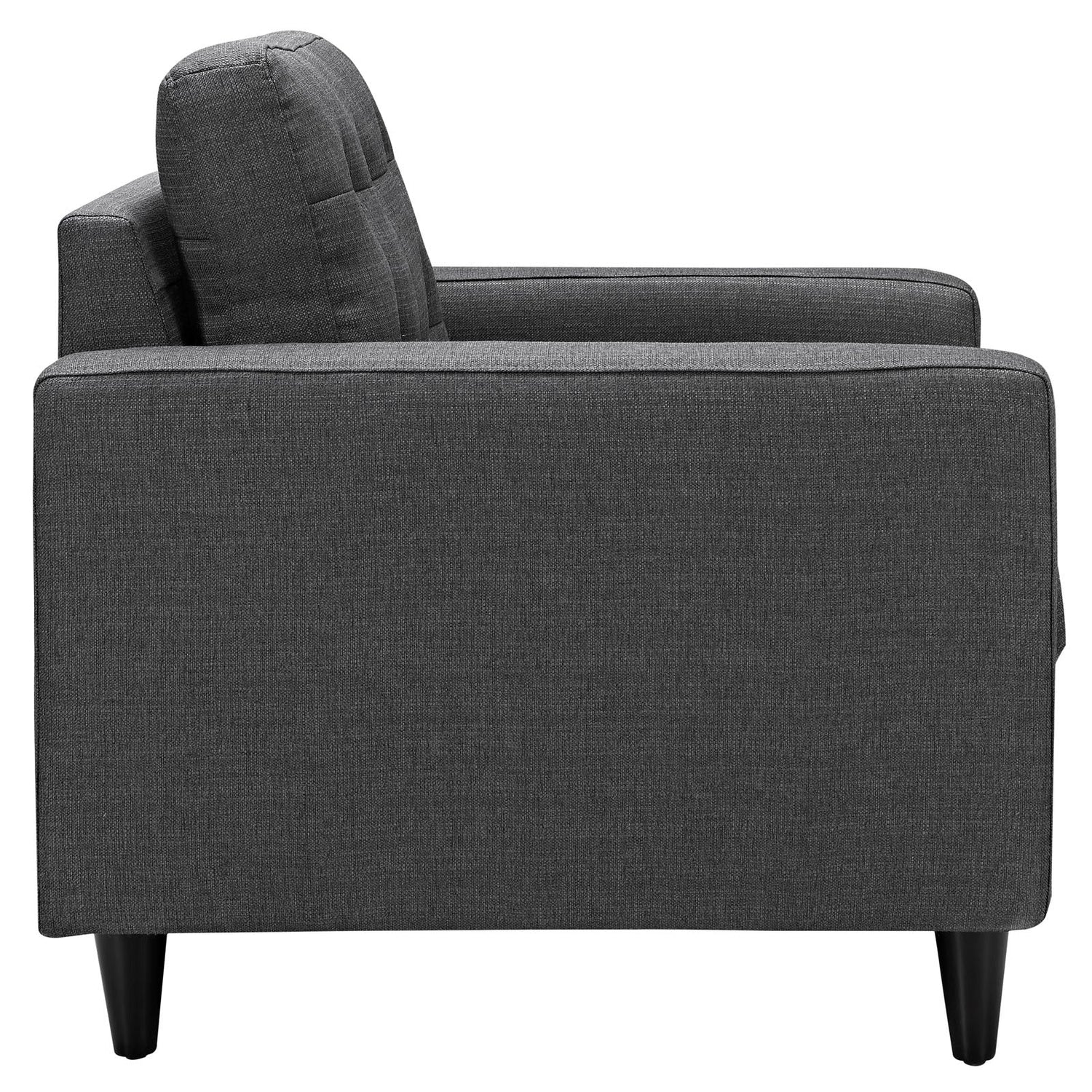 Empress Upholstered Fabric Armchair By HouseBean