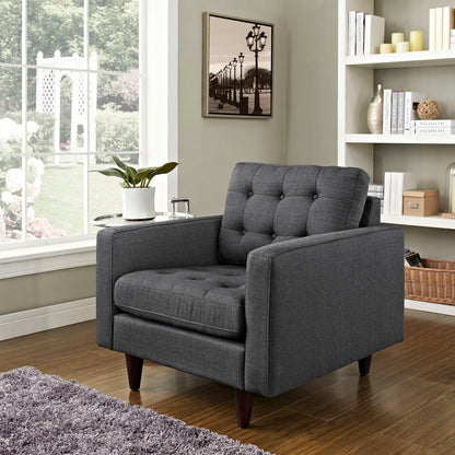 Empress Upholstered Fabric Armchair by Modway