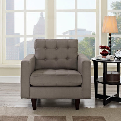 Empress Upholstered Fabric Armchair by Modway