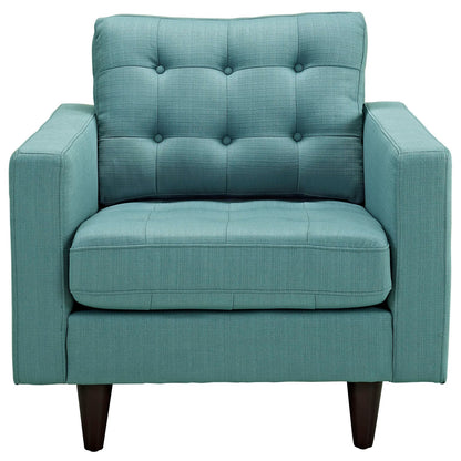 Empress Upholstered Fabric Armchair by Modway