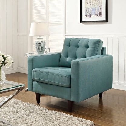 Empress Upholstered Fabric Armchair by Modway