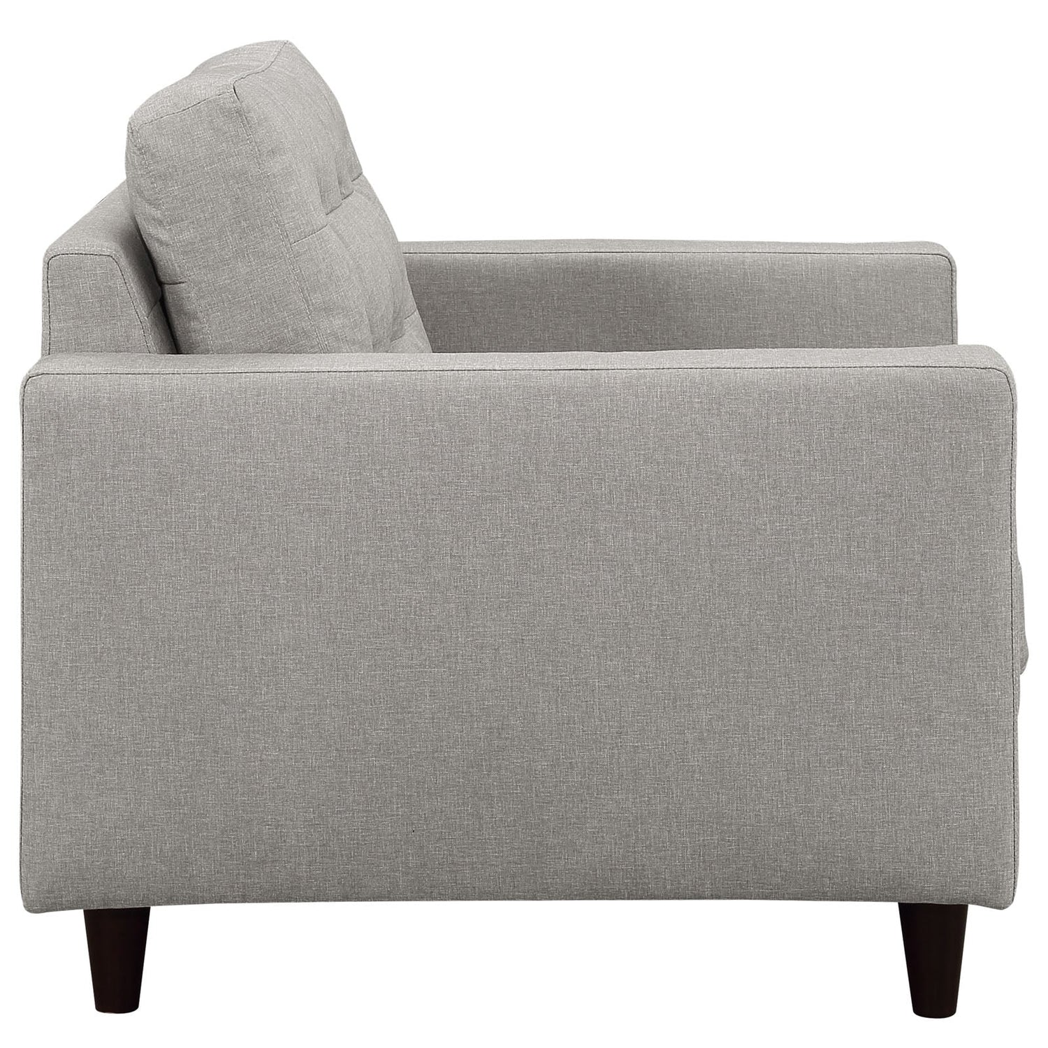 Empress Upholstered Fabric Armchair By HouseBean